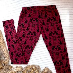 Mossimo fall leggings - Size S.